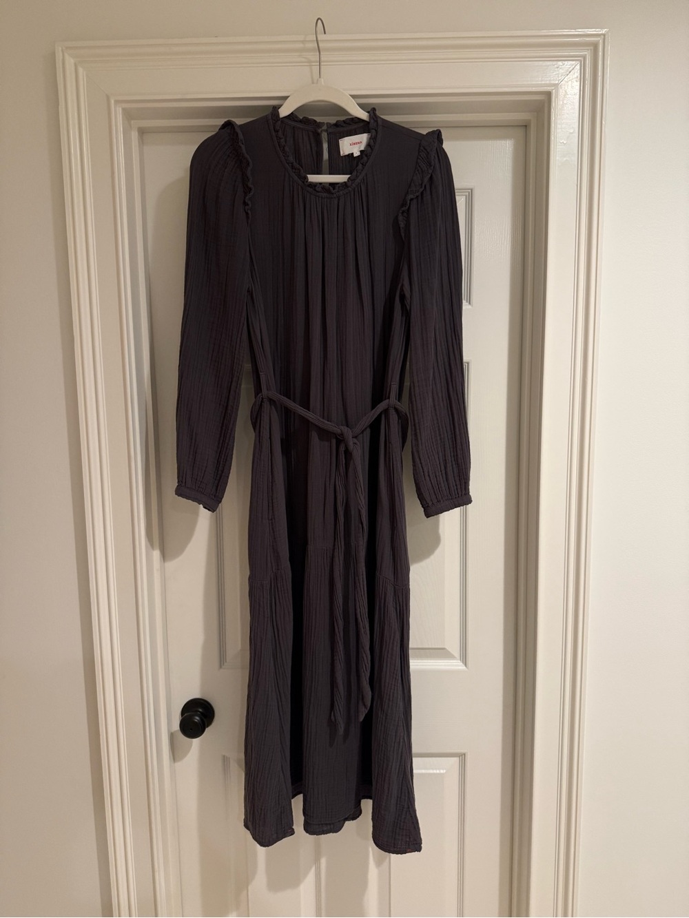 XiRENA- Gray Long Sleeve Maxi Dress- Size Small